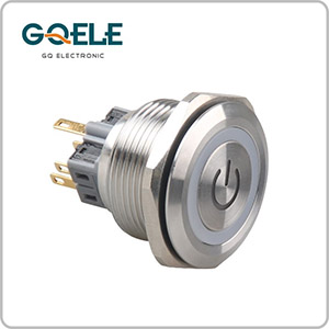 环形电源带灯钮