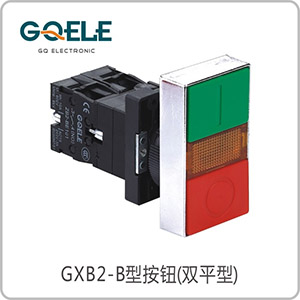 带灯双平型双位钮