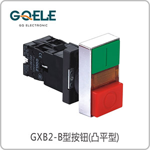 带灯凸平型双位钮