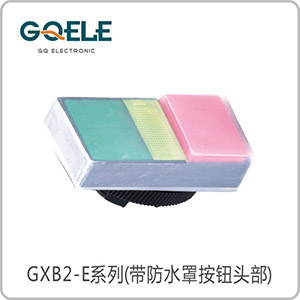 带灯凸平型双位钮头部