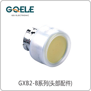 带防水罩平钮头部